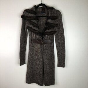 Cynthia Rowley Wool Acrylic Long Sweater